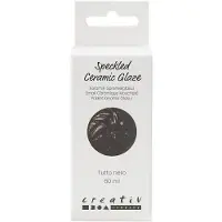 Creativ Company Glaçure céramique mouchetée 999-1060 C Opaque Tutto Nero - 60ml