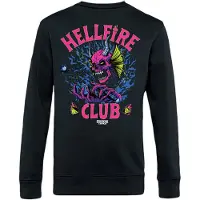 Stranger Things Sweat-shirt de - Pink Hellfire Club - S - 5XL - pour Homme - noir - Taille 3XL