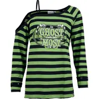 Beetlejuice T-shirt manches longues de - Ghost With The Most - S - XXL - pour Femme - vert/noir - Taille S