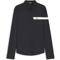 BOSS Chemise Regular en jersey de coton