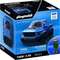 Playmobil Ford F-150 Raptor Vehicle Construction Game Bleu Enfants