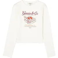 Garcia T-Shirt orange / bourgogne / blanc