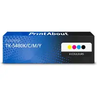 PrintAbout Toner compatible pour Kyocera TK-5480K/C/M/Y - 4 couleurs - Multipack