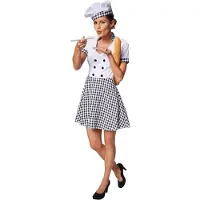 Dressforfun Costume Femme Chef S - déguisement costume halloween déguisement soirée carnaval costume carnaval robe de soirée - 301508