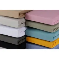 DoubleDry Drap-housse DoubleDry Jersey 100% coton - Personne double 180x200 cm - Doux et respectueux de la peau - Elastique sur tout le pourtour - Noir