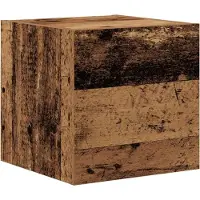 vidaXL Ensemble d'armoires TV mural 6 pcs Bois ancien