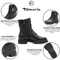 Tamaris Bottines à lacets noir