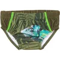 Playshoes Maillot de bain 'Chameleon' turquoise / olive / sapin / vert clair