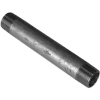 KLASEBO Mamelon Fileté Galvanisé 2" x 2" AG 180 mm