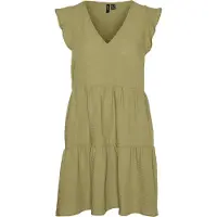 Vero Moda Kita Sleeveless Midi Dress Vert M Femme
