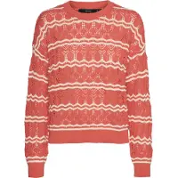 Vero Moda Bella Sweater Rouge M Femme