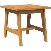 vidaXL Table d'appoint, finition huilée naturelle, 45 x 45 x 40 cm, bois massif d'acacia