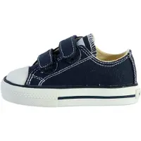 Victoria Baskets enfant Baskets à scratch enfant tribu toile enfant - Bleu - 32