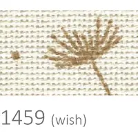 Zweigart Tissu à compter LUGANA type de branche Precut 25 ct. 3835 couleur 1459 pissenlit, tissu pour travaux manuels de broderie 48x68 cm