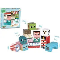 Vilac Cubes sonores en bois Mer