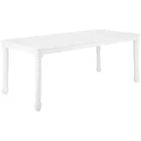 Beliani Table À Manger 8 Places Cary Blanc