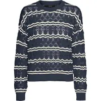 Vero Moda Bella Sweater Bleu S Femme