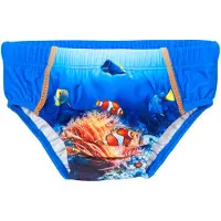 Playshoes Maillot de bain 'Underwater World' bleu roi / jaune / orange