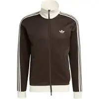 Adidas Originals Veste de survêtement 'Classic' marron châtaigne / blanc cassé