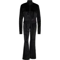 Adidas Glam Velvet Tracksuit Femme - Survêtements, Noir - Taille 44 - Poly Mesh