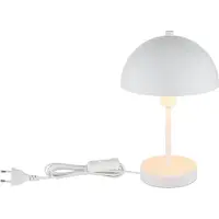 Globo Lampe de table, champignon, blanc, H 31 cm