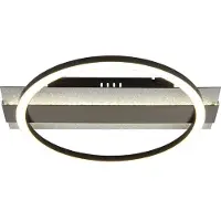 Globo Lampe de plafond noire Norberto Conception