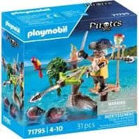 Playmobil Pirates 71795 Pirate avec arbalète et poissons à viser