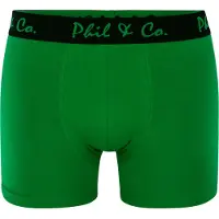 Phil&Co. Boxers gris / vert / noir