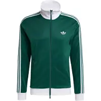 Adidas Originals Veste de survêtement 'Classic' vert foncé / blanc