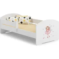 Viking Choice Lit enfant + matelas + barriere de securite 160x80