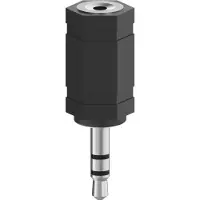 Hama Adaptateur audio, prise jack 3,5 mm stéréo - prise jack 2,5 mm stéréo