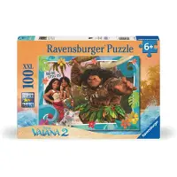 Ravensburger - Puzzle XXL Disney Vaiana 100 elementów - Oficjalny Produkt Premium