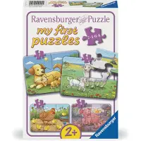 Ravensburger Puzzle Mes premiers puzzles 4 en 1 Animaux de la ferme Familles