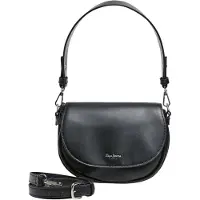 Pepe Jeans pour femme. PL031589 Sac à bandoulière Crisha Lean noir (OSFA), Casuel, Polyuréthane