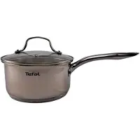 Tefal Casserole en acier inoxydable 18 cm pour induction - casserole résistante de 2,2 L