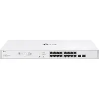 TP-LINK Festa FS318GP V1 - Commutateur - Smart - 16 x 10/100/1000 (PoE+) + 2 x Gigabit SFP - Montable en rack - PoE+ (150 W)
