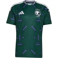 Adidas Maillot 'Saudi Arabia 26 Home' sapin / violet / blanc