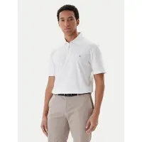 BOSS Polo en coton mercerisé à monogramme Double B