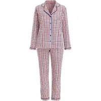 Goldenbay Pyjama 'Felicia' beige chiné / bleu chiné / rouge chiné / blanc