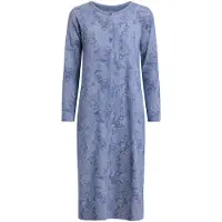 Goldenbay Chemise de nuit 'Clematis' indigo / blanc