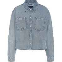 Noisy May Chemisier 'NMAlva' bleu denim