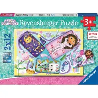Ravensburger Puzzles 2 x 12 pièces Gabby’s Dollhouse