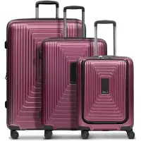 Redolz Ensemble de bagages 'Essentials 14 ' violet / noir