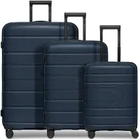 Redolz trolley Essentials 11 Trolley Set 3 pièces Midnight Blue bleu marine 56cm