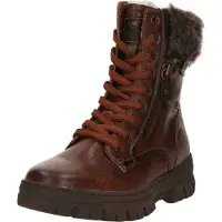 Mustang Bottines à lacets rouille