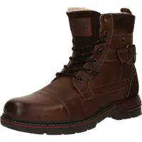 Mustang Bottines à lacets marron châtaigne