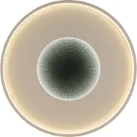 Globo Plafonnier LED, télécommande, veilleuse, CCT, D 50,5 cm