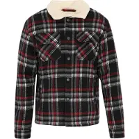 Dreimaster Veste mi-saison 'Vintage' gris / rouge / noir