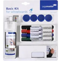 Legamaster Kit de démarrage pour whiteboard BASIC 7-125100 , marqueurs, effaceur, produit nettoyant, aimant, 10 p.