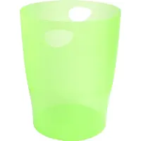 Exacompta Ecobin vert pomme translucide, Poubelle, Vert